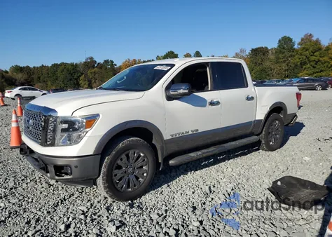 2018 Nissan Titan Sv из США, поврежденный, VIN 1N6AA1E55JN549030